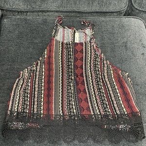 Junior’s Live To Be Spoiled Crop Top; Black & Red; Size XL; LIKE NEW WORN ONCE